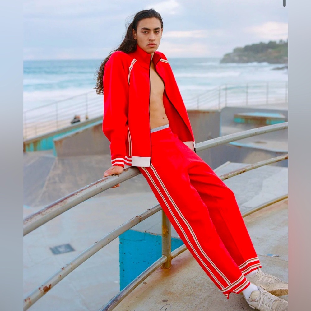 Vintage Nagnata Motley Tracksuit “Cherry” Organic Cotton, Custom, Unisex